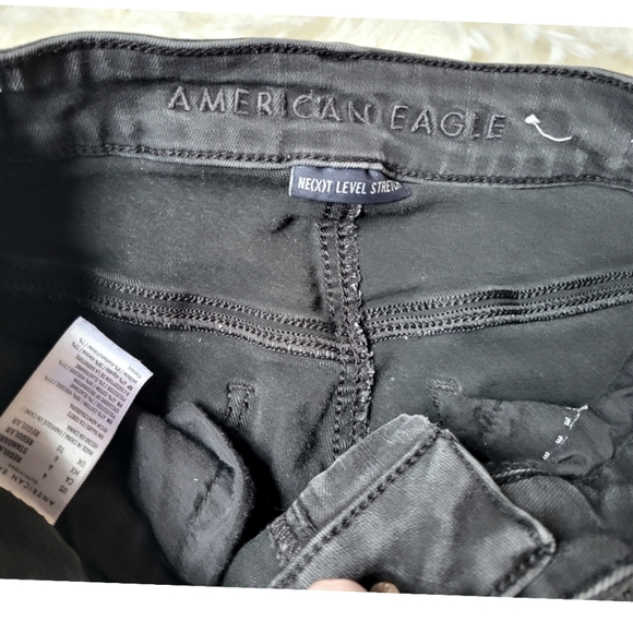 American Eagle Distressed Black Jeans❤️ - Picture 7 of 8